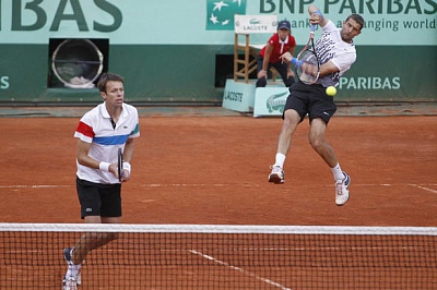 Rolland Garros 2012. Мирный и Нестор вышли в 1/8 финала.