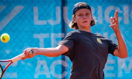 ITF World Junior Tour. Cesme Cup. Лацис остановился в четвертьфиналах