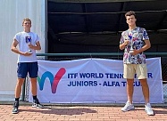 ITF World Junior Tour. Alfa TI Cup. Арутюнян и Остапенков — чемпионы парного разряда