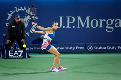 WTA Tour. Dubai Duty Free Tennis Championships. Первое поражение в году