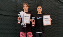 Tennis Europe 14&U. Tsaghkadzor Winter Cup. Скоробогатый выиграл парный зачёт