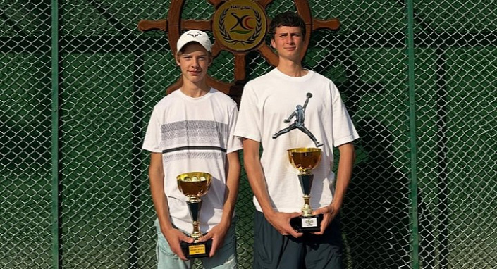 ITF World Junior Tour. Ismailia Open. Корень выиграл парный зачёт