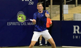 ATP Challenger Tour. Indiana Hardcourt Championships. Лютаревич с напарником ликвидировали тройной сетбол оппонентов