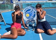 Tennis Europe14&U. Herodotou Tennis Academy. Хрущик первенствовала в паре