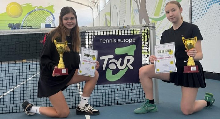 Tennis Europe 16&U. Tsaghkadzor Spring Cup. Соколенко победила в парном разряде
