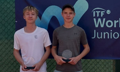 ITF World Junior Tour. Telavi Open. Корень оставил за собой парную сетку