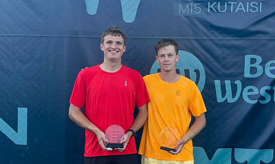 ITF World Tour. Kutaisi Open. Остапенков первенствовал в парном разряде