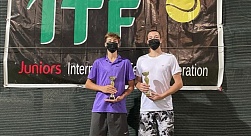 ITF World Junior Tour. Autumn Cup. Стругач и Тарасевич — победители парного разряда