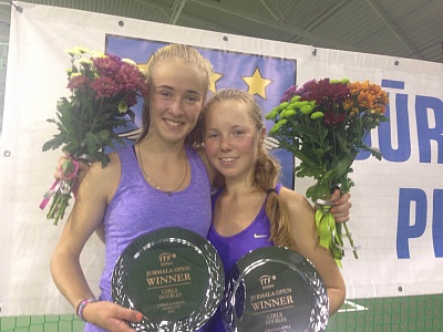Jurmala Open. ITF Juniors. Емельяненко и Ерш - лучшие в парном разряде!