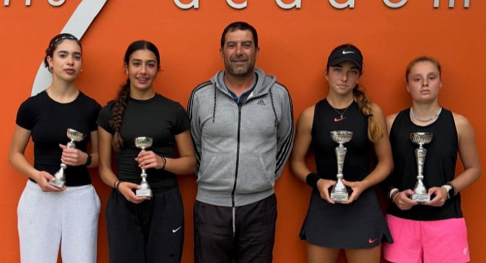 Tennis Europe 16&U. Herodotou Academy. Сосонкина сильнейшая среди дуэтов