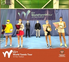 ITF World Junior Tour. Nur-Sultan Open. Оба парных титула за белорусами