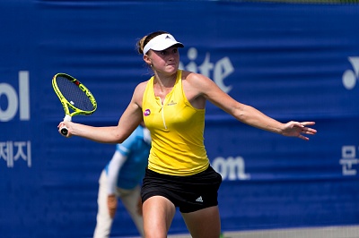 Internationaux Féminins de la Vienne. ITF Women's Circuit. Поражение Александры Саснович