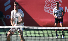 ATP Challenger Tour. Morelia Open. Лютаревич с напарником выбили сеянных