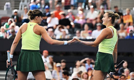 WTA Tour. Brisbane International. Соболенко стартовала с парного матча