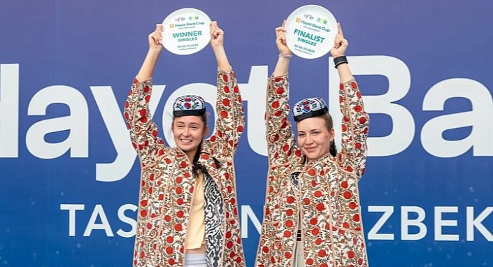 ITF World Tour. Hayot Bank Cup. Хомутянская — абсолютная чемпионка