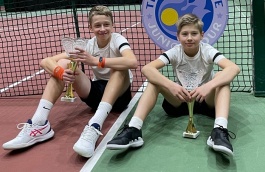 Tennis Europe12&U. Pirogovskiy Winter Cup. Первый трофей в 2022 году