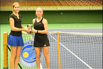 Tennis Europe 14&U. Kungens Kanna & Drottningens Pris. Анна Титовец выиграла турнир в парном разряде