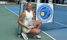 Tennis Europe 14&U. Chalkida Cup. Захаревич — сильнейшая в одиночке