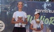 Tennis Europe 12&U. Adriatic Cup. Наумик и Гордиевская оказались вторыми в парном зачёте
