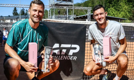ATP Challenger Tour. Danube Upper Austria Open. Лютаревич выиграл парный разряд