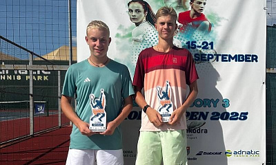 Tennis Europe 16&U. Shkodra Open. Печура снова лушчий в парной сетке