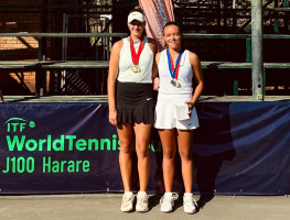 ITF World Junior Tour. South Central Zim. Кухаренко победила в парном